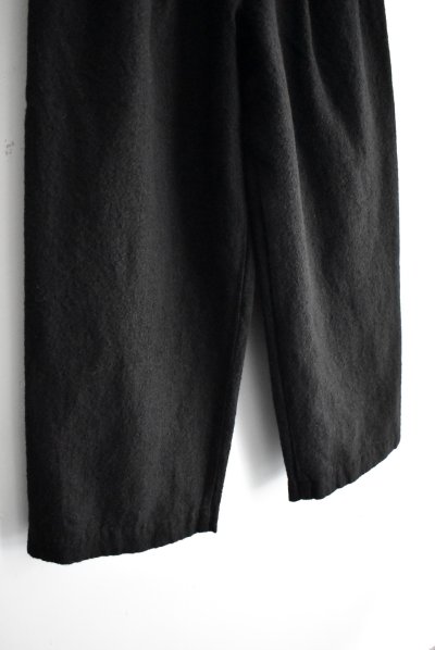 画像4: TRAVAIL MANUEL ウール/リネンミルド 2タックトラウザー