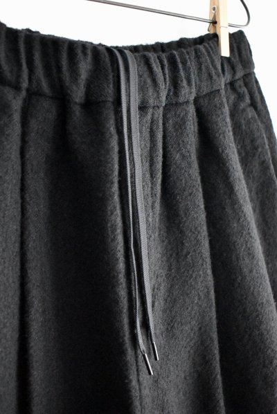 画像5: TRAVAIL MANUEL ウール/リネンミルド 2タックトラウザー