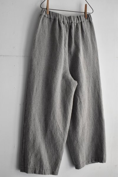 画像8: TRAVAIL MANUEL ウール/リネンミルド 2タックトラウザー
