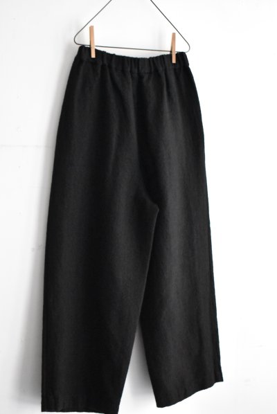 画像7: TRAVAIL MANUEL ウール/リネンミルド 2タックトラウザー