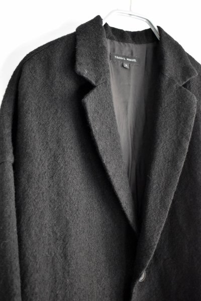 画像4: TRAVAIL MANUEL ウール/リネンミルド ラスティックジャケット