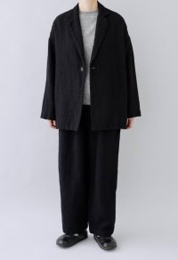 TRAVAIL MANUEL ウール/リネンミルド ラスティックジャケット
