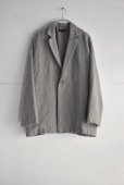 画像1: TRAVAIL MANUEL ウール/リネンミルド ラスティックジャケット (1)