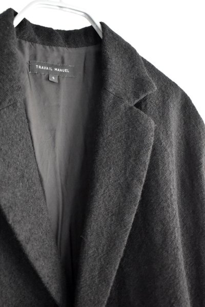 画像5: TRAVAIL MANUEL ウール/リネンミルド ラスティックジャケット