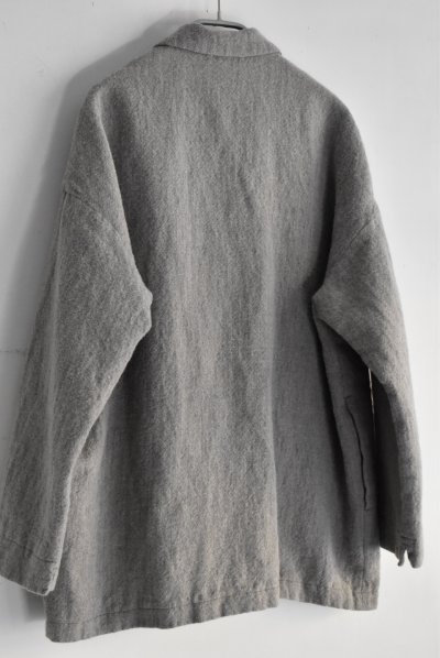 画像7: TRAVAIL MANUEL ウール/リネンミルド ラスティックジャケット
