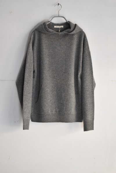 画像1: TANG エクストラファインメリノ フードプルオーバー