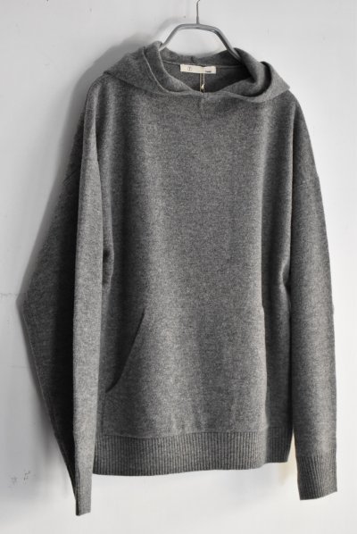 画像2: TANG エクストラファインメリノ フードプルオーバー