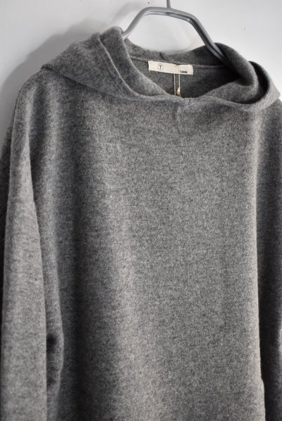 画像3: TANG エクストラファインメリノ フードプルオーバー