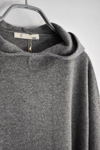 画像4: TANG エクストラファインメリノ フードプルオーバー