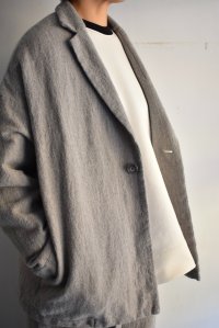 TRAVAIL MANUEL ウール/リネンミルド ラスティックジャケット