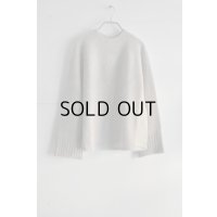 mono LABO 7Gアルパカ ワイドスリーブクルーネックP/O