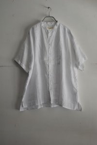 画像1: Tailor The Dress ワッシャーリネン タキシード ワイドシャツ (1)
