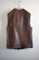 画像10: 40s British Army Leather Jerkin Vest (10)