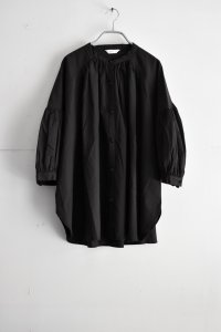 画像1: TANG ボイルコットン ボリュームスリーブシャツ (1)