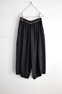 画像1: vmヴ―ム リネンレーヨン サルエルスタイルパンツ (1)
