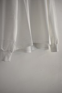 画像5: TRAVAIL MANUEL ミディ天竺 バックラウンドTee (5)