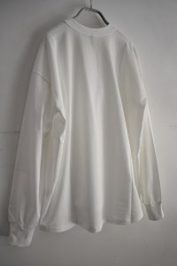 画像7: TRAVAIL MANUEL ミディ天竺 バックラウンドTee (7)