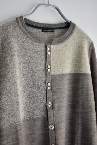 画像3: mono LABO 14Gウール×ブークレカーディガン (3)