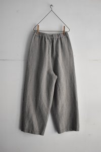 画像7: TRAVAIL MANUEL ウール/リネンミルド 2タックトラウザー (7)