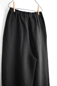 画像8: TRAVAIL MANUEL ウール/リネンミルド 2タックトラウザー (8)