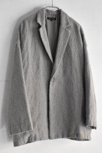 画像2: TRAVAIL MANUEL ウール/リネンミルド ラスティックジャケット (2)