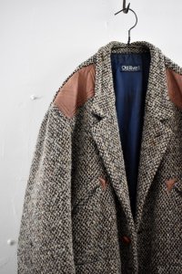 画像4: 80s Italian Tweed Blouson Jacket (4)