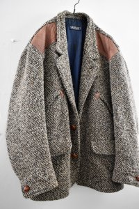 画像5: 80s Italian Tweed Blouson Jacket (5)