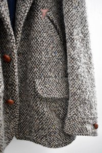 画像8: 80s Italian Tweed Blouson Jacket (8)