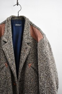 画像3: 80s Italian Tweed Blouson Jacket (3)