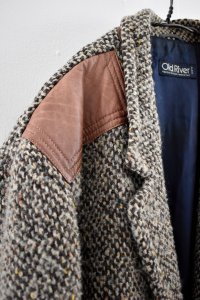 画像6: 80s Italian Tweed Blouson Jacket (6)
